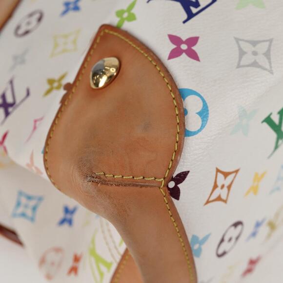 LOUIS VUITTON Monogram Multicolor Ursula Tote Bag White M40123 - Picture 15 of 16